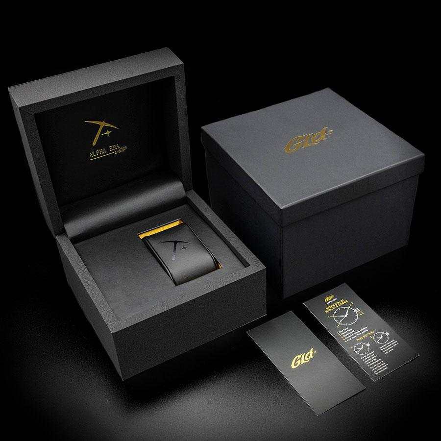 Fully Iced Alpha Era Gold w/ Rubber Strap - The GLD Shop