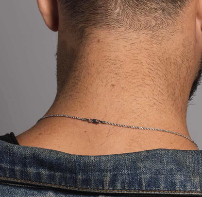 10k Solid White Gold Rope Chain (1.5mm) - The GLD Shop