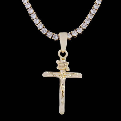 18k Vermeil Crucifix - The GLD Shop