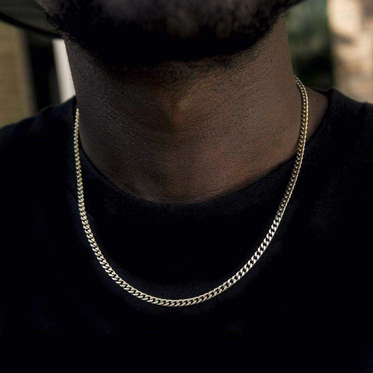 18k Vermeil Micro Cuban - The GLD Shop