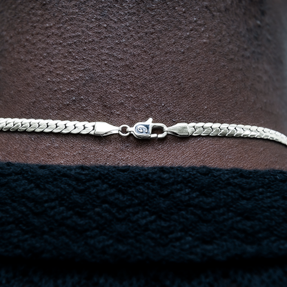 South Beach Cuban™ Chain in White Gold- 5mm