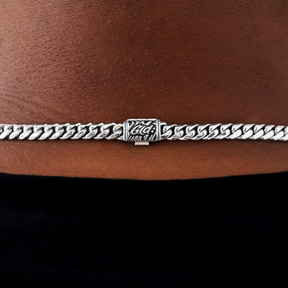 Miami Cuban in White Gold - 6mm