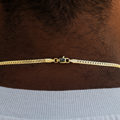 South Beach Cuban™ Chain in Yellow Gold - 3mm