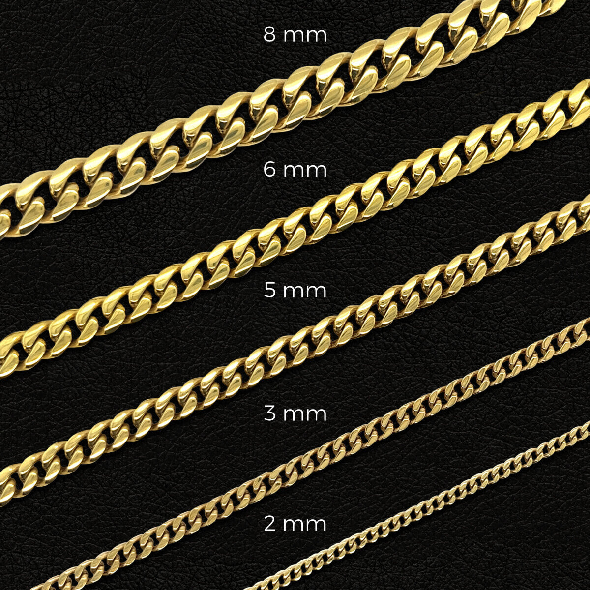 Miami Cuban Chain in Yellow Gold - 5mm