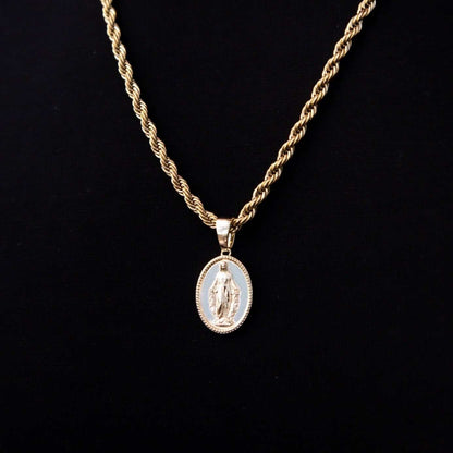 Micro Lady of Guadalupe Pendant