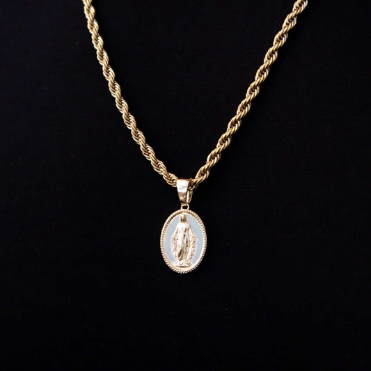 Micro Lady of Guadalupe Pendant