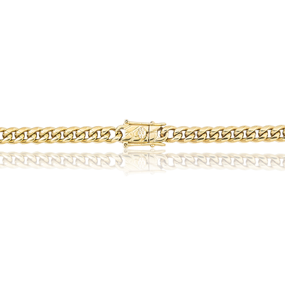 Miami Cuban Chain in Yellow Gold Vermeil - 5mm