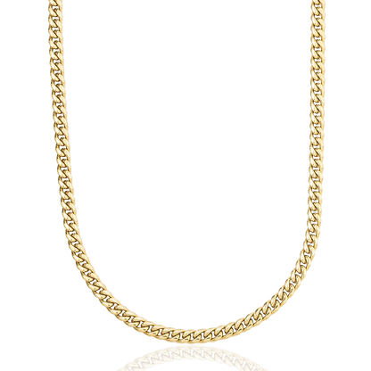 Miami Cuban Chain in Yellow Gold - 5mm