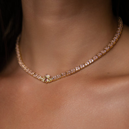 Forme Privé Crown Chain in Yellow Gold