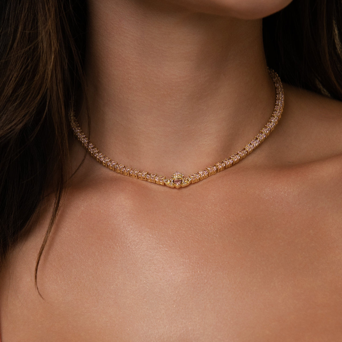 Forme Privé Crown Chain in Yellow Gold