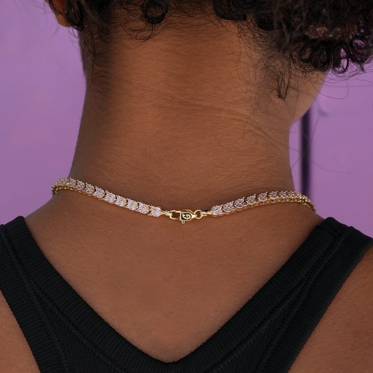 Forme Privé Crown Chain in Yellow Gold