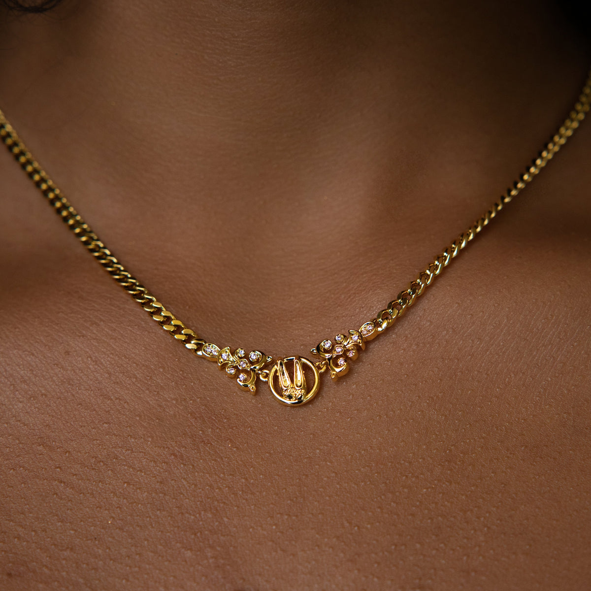 Forme Privé Slipper Chain in Yellow Gold