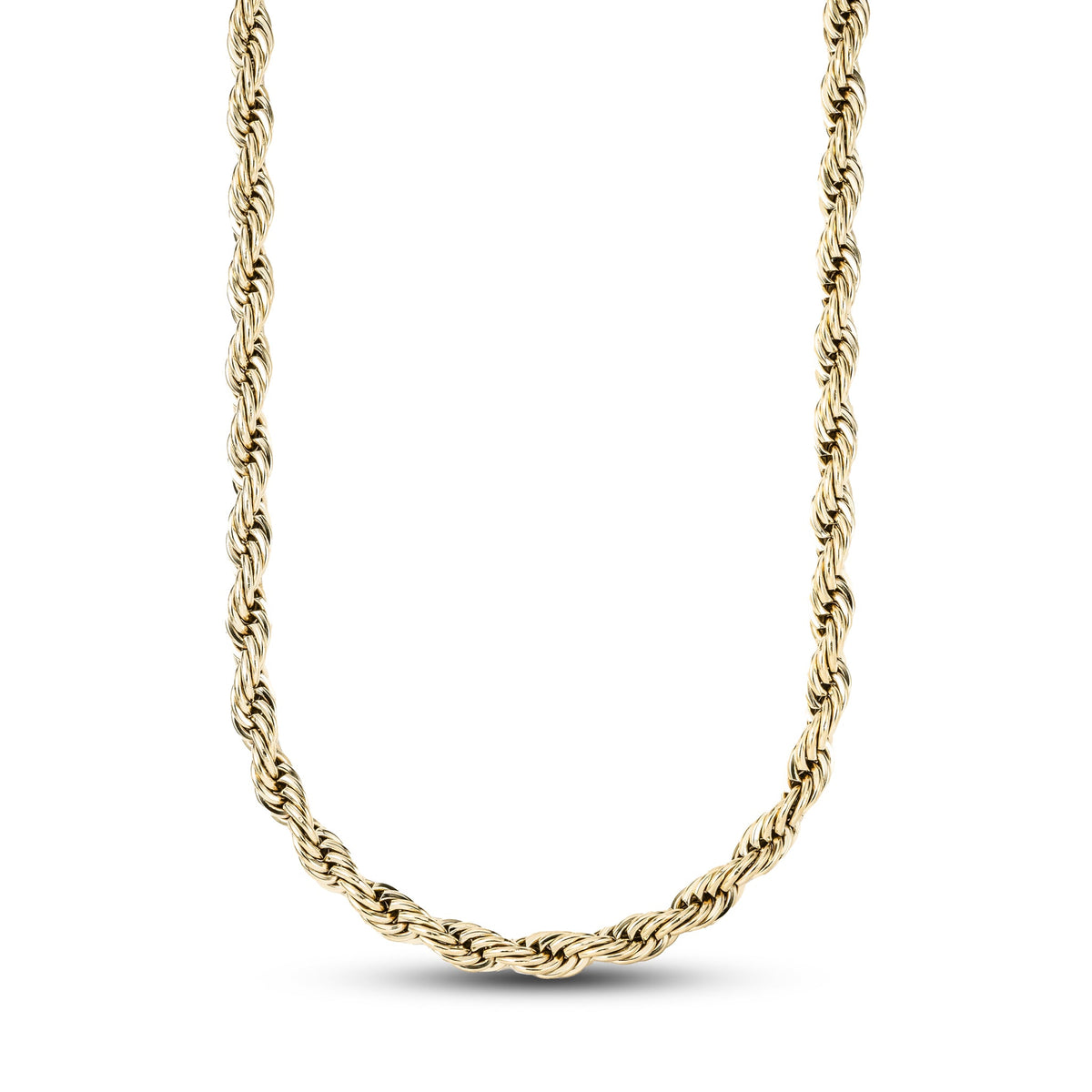 Rope Chain in Yellow Gold Vermeil - 6mm