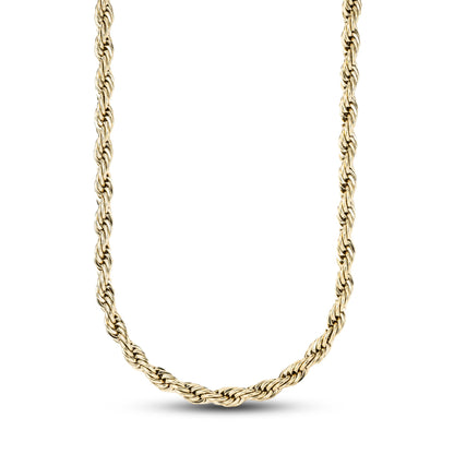 Rope Chain in Yellow Gold Vermeil - 6mm