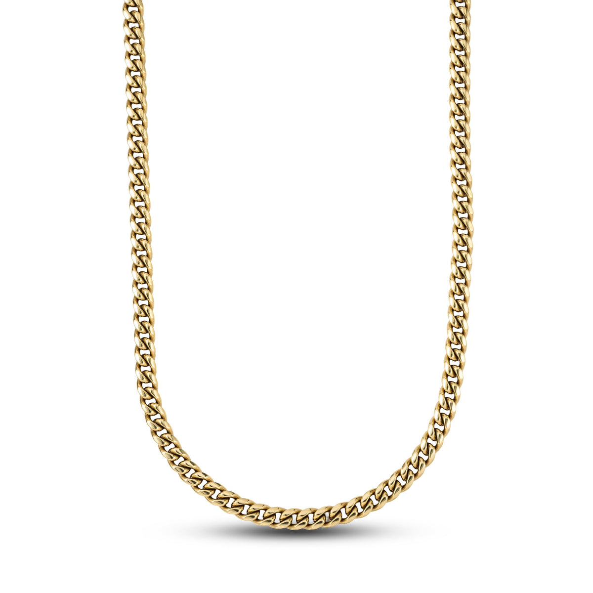 Miami Cuban Chain in Yellow Gold Vermeil - 5mm