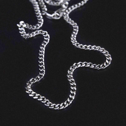 Micro Cuban in White Gold - The GLD Shop