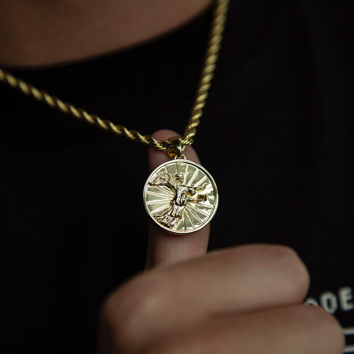 Nike Crowning Coin Pendant