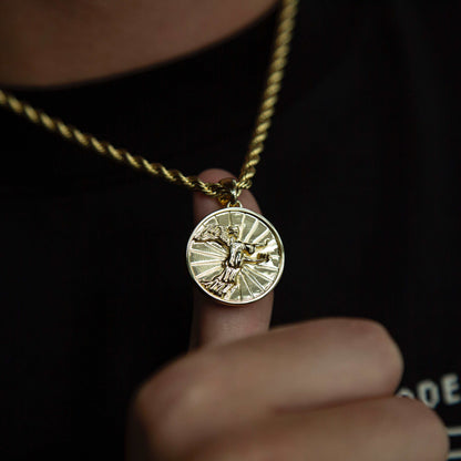 Nike Crowning Coin Pendant
