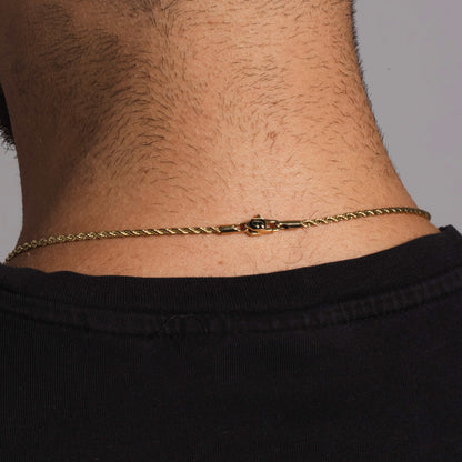 Solid Gold Rope Chain (2mm) - The GLD Shop